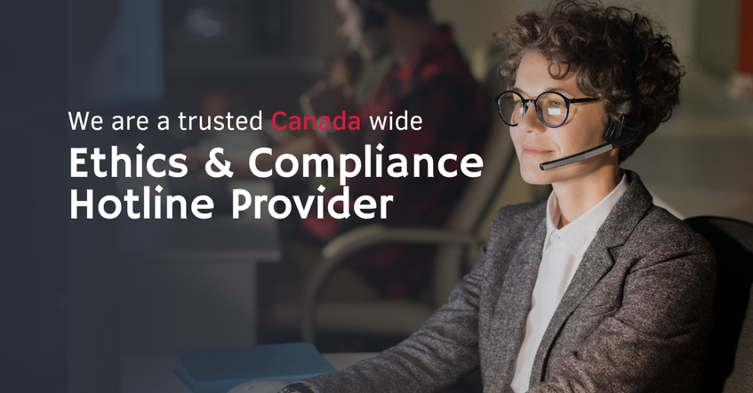 Ethics & Compliance hotline provider Canada, top ethics system provider in Canada